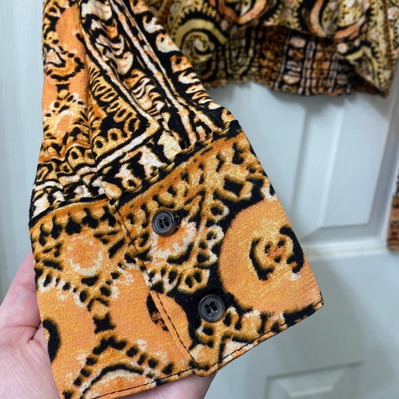 🧡Free People🧡Cropped Printed Top - Picture 6 of 12